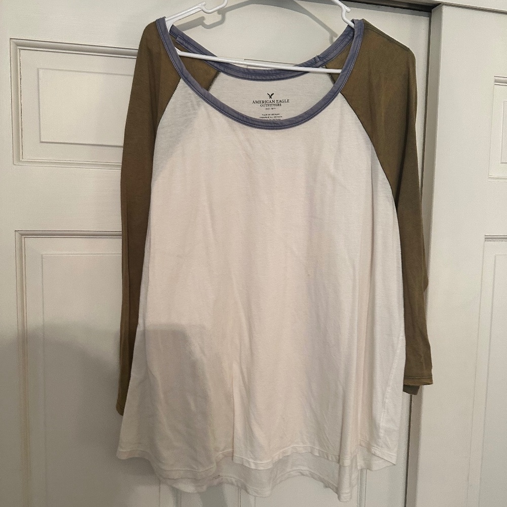 American eagle baseball long sleeved shirt